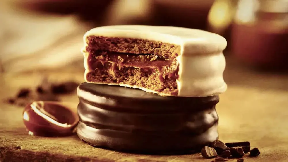 Biscoitos argentinos alfajores